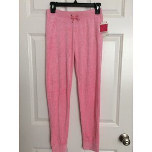 NWT, Juicy Couture, Girls Size 14, Black label, Drawstring Pants. Orig $58.00